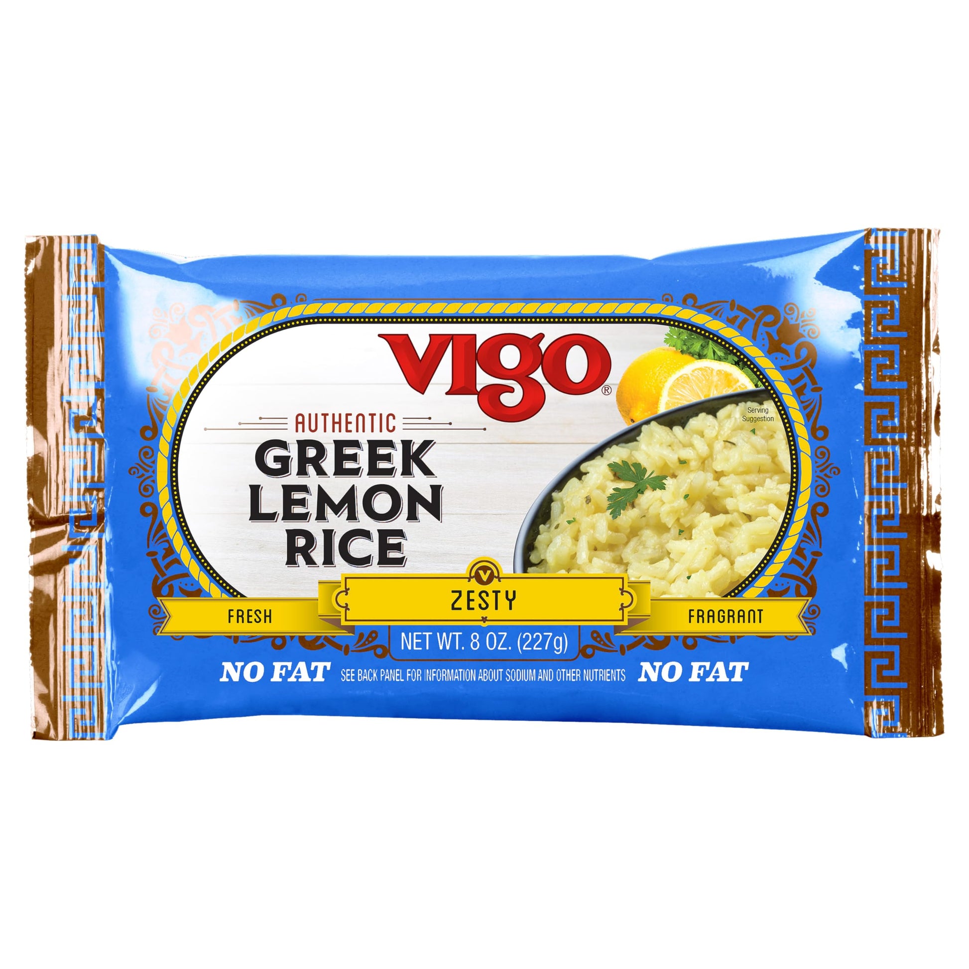 Vigo Authentic Lemon Fresh Greek Lemon Rice Fresh Zesty & Fragrant No 8oz
