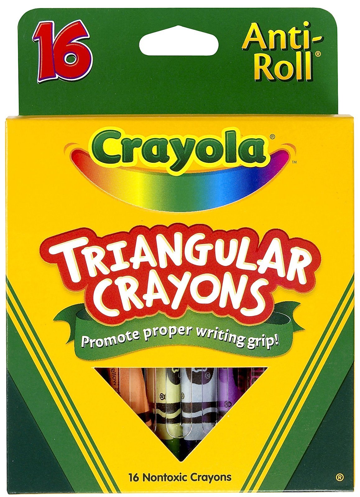 Crayola Triangular Anti-roll Crayons