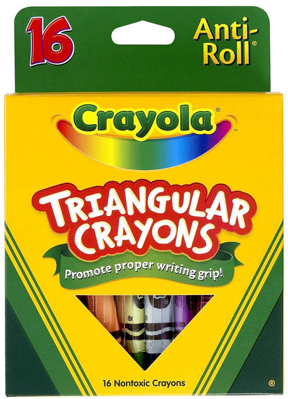 Crayola Triangular Anti-roll Crayons
