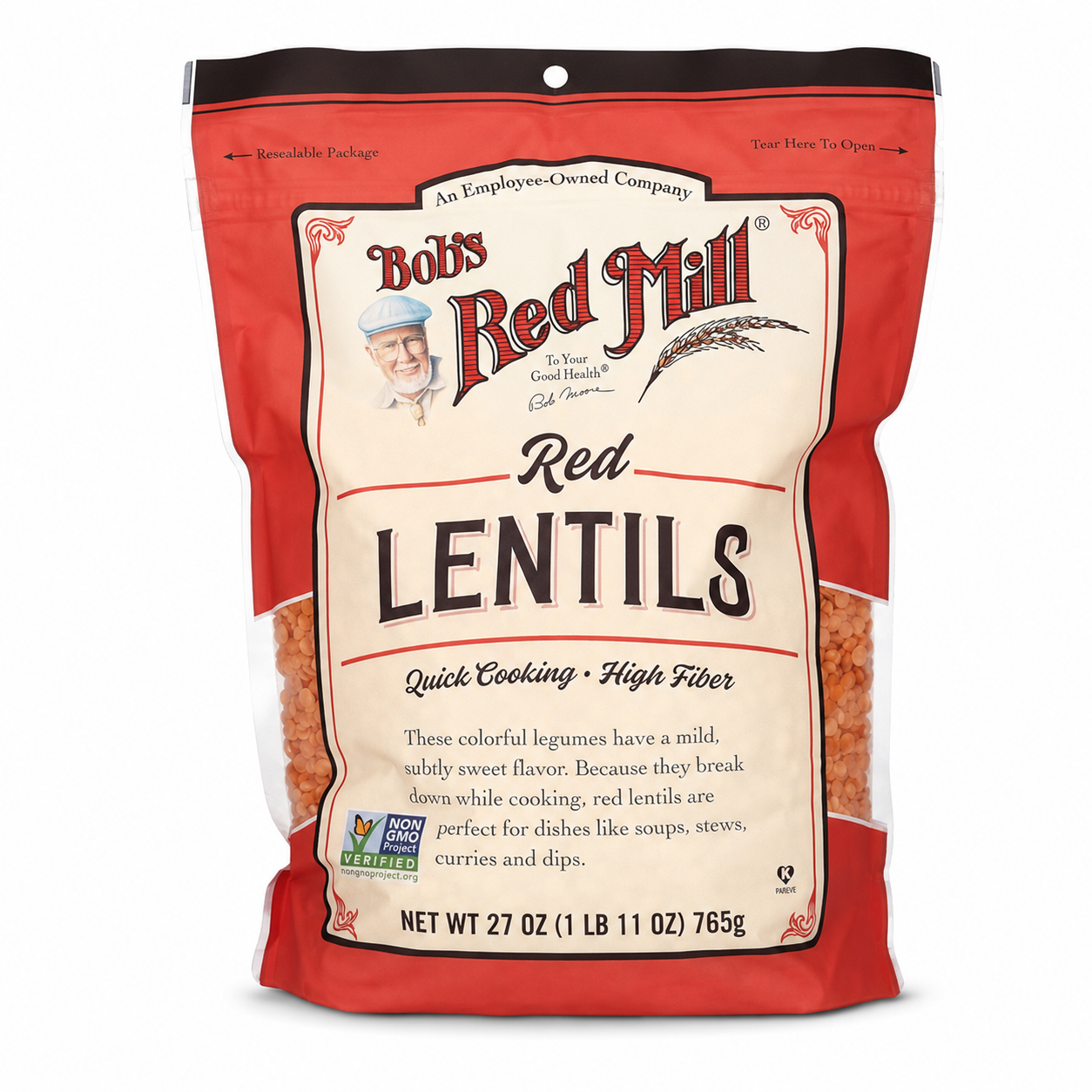 Bob's Red Mill Red Lentils, 27 oz