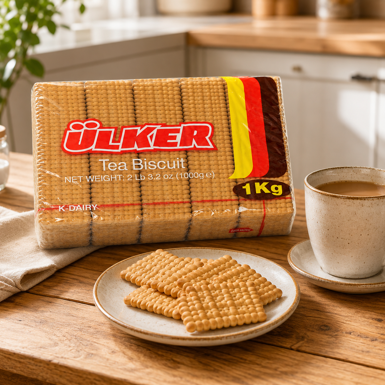 Ulker Tea Biscuits, 2.2lb (1000g)