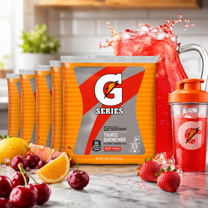 Gatorade Powder Pouch Fruit Punch 84 oz