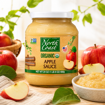 North Coast Organic Applesauce Jar 24 oz