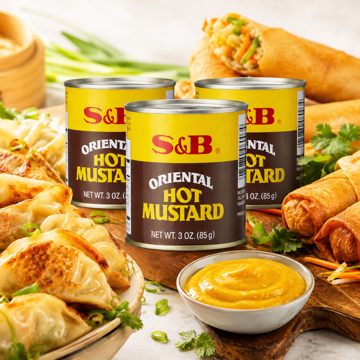 S&B Oriental Hot Mustard, 3 oz (Pack of 3)