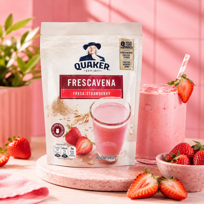 Quaker Frescavena Fresa (Strawberry) Oat Beverage Mix 33.3 oz