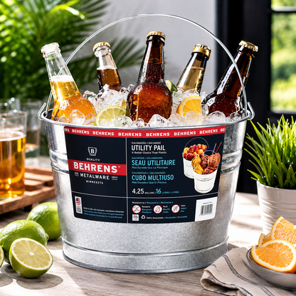 Behrens Galvanized Steel Pail 4.25 Gallon 1 Count