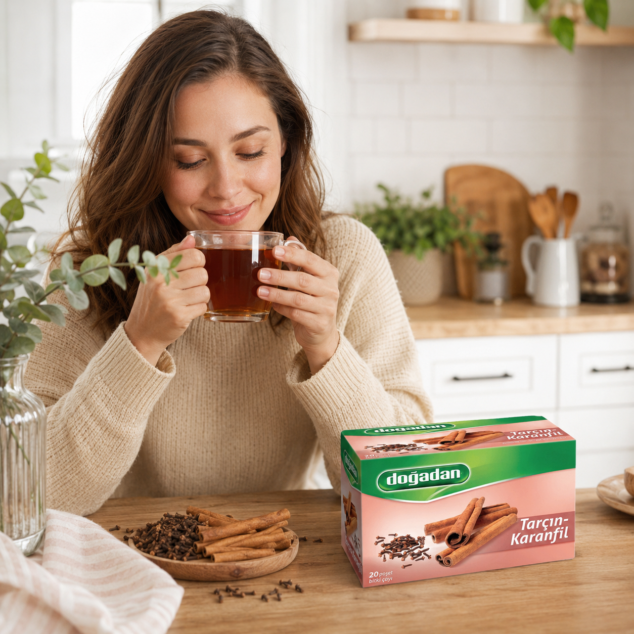 Dogadan Cinnamon Clove Herbal Tea 20 ct Box