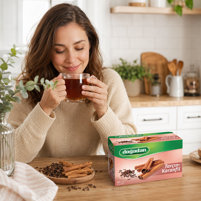 Dogadan Cinnamon Clove Herbal Tea 20 ct Box