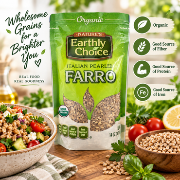 Earthly Delights Farro, Italian, Organic, 14-Ounce (Pack of 3) Earthly Delights