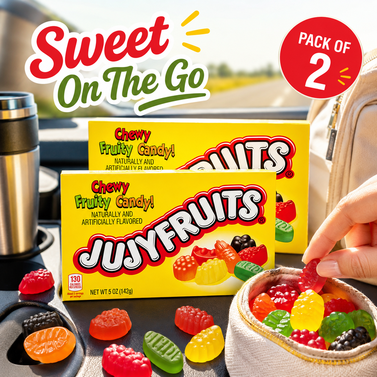 Jujyfruits Chewy Fruity Candies 5 oz