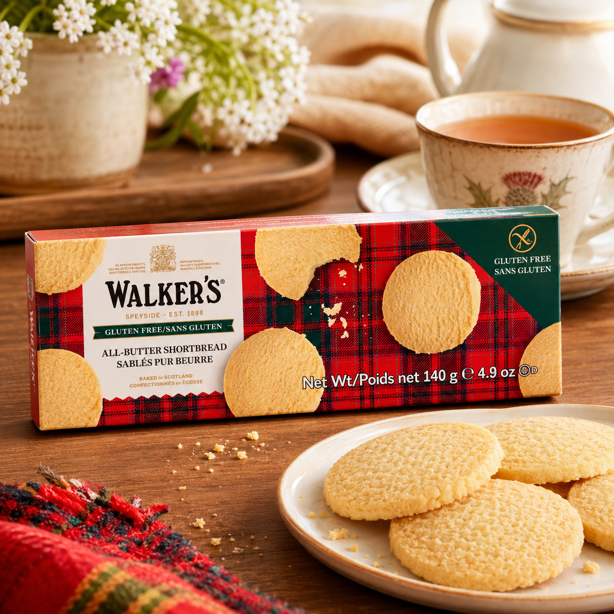 Walkers Gluten-Free Shortbread Rounds
