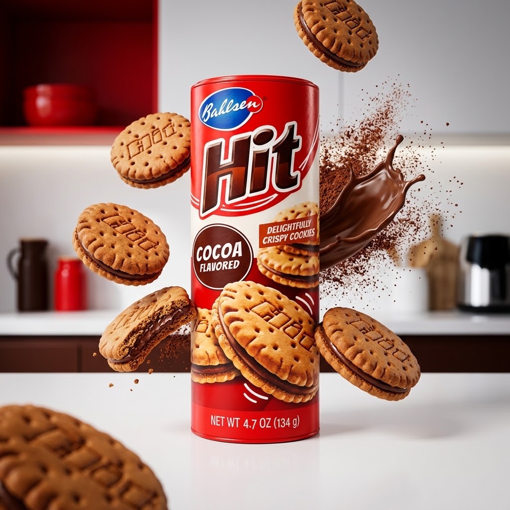 Bahlsen Hit Cocoa Creme Cookies (134 g ) Bahlsen