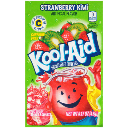 Kool Aid Strawberry Kiwi Drink Mix, Makes 2 Quarts (96 Packets) Kool-Aid