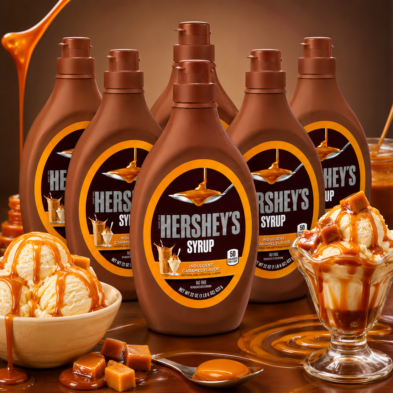 HERSHEY'S Caramel Syrup 22 oz