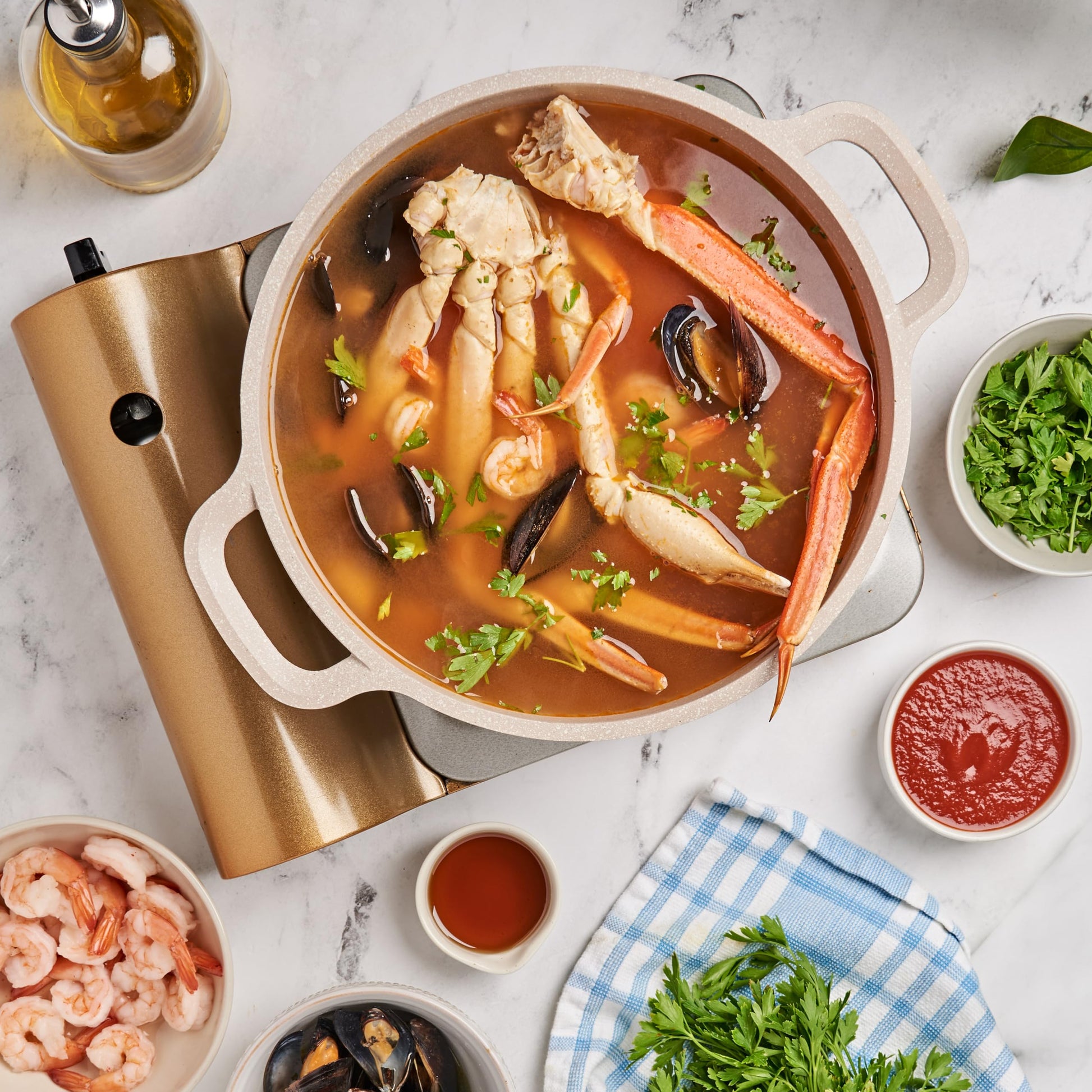 Lee Kum Kee Soup Base For Seafood Hot Pot 1.8 Ounce