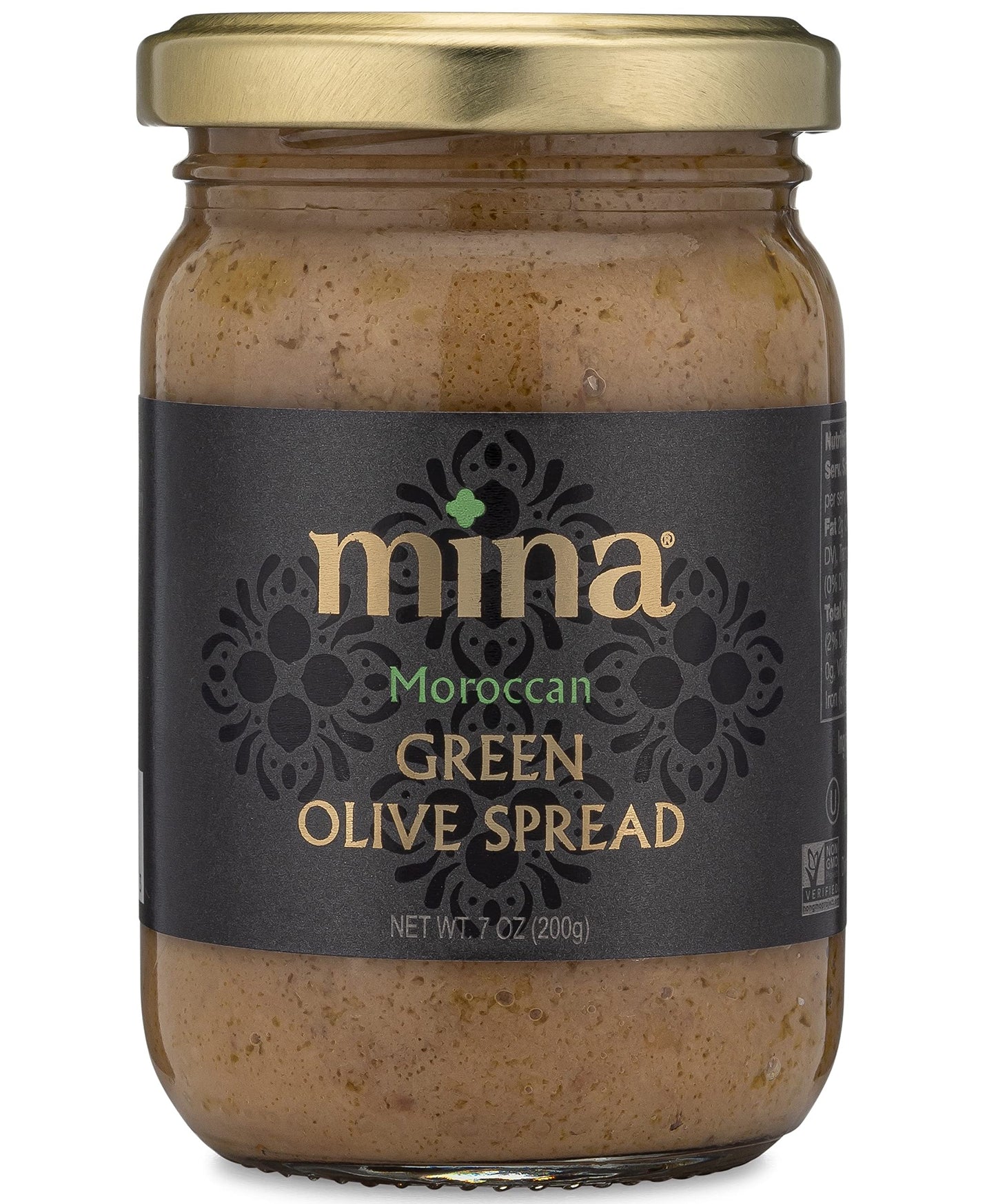 Mina Green Olive Tapenade Gourmet Spread 7 oz Moroccan Olives
