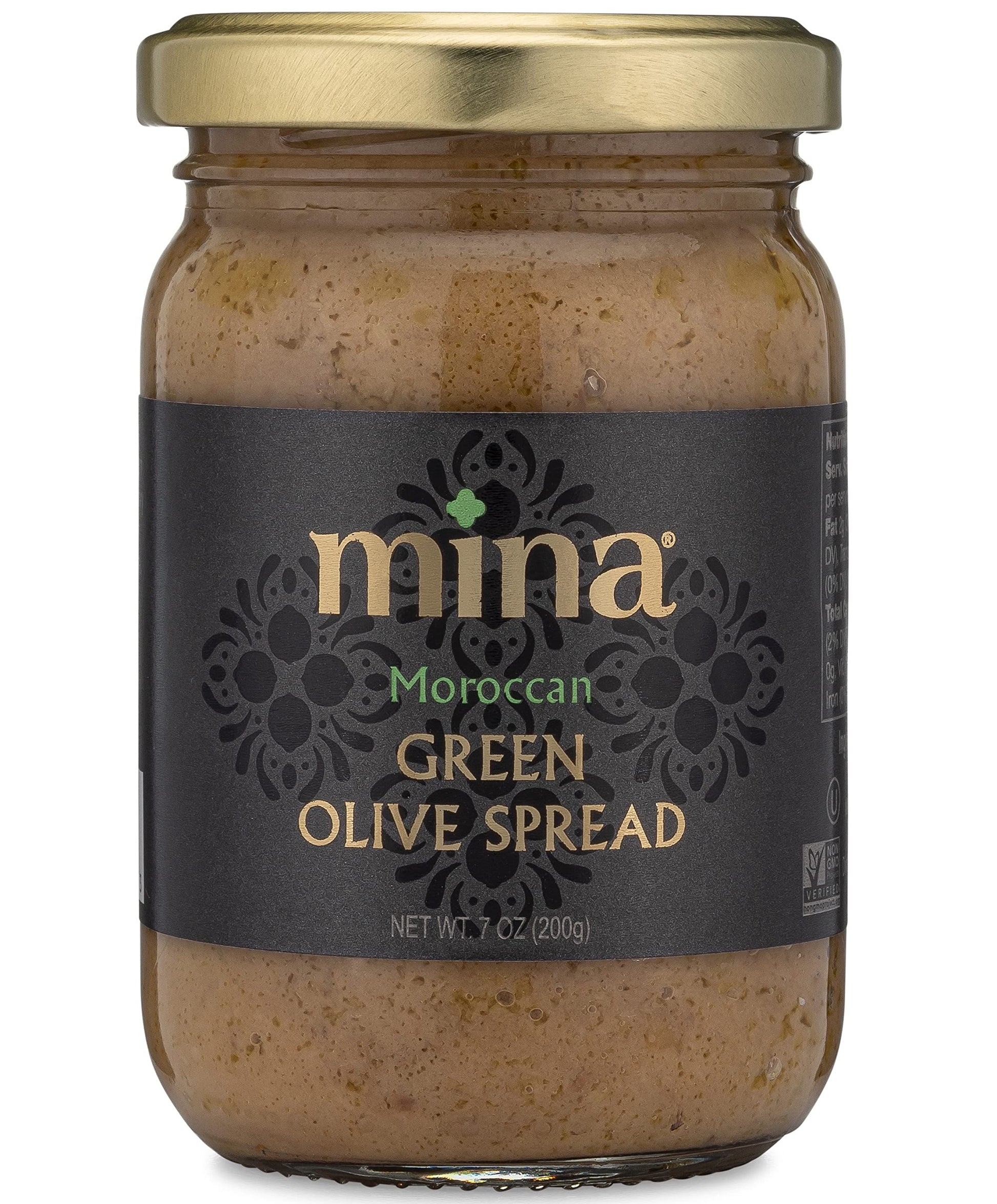 Mina Green Olive Tapenade Gourmet Spread 7 oz Moroccan Olives