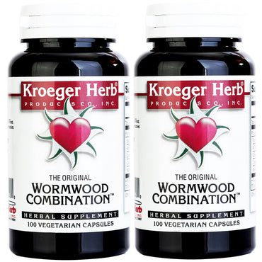Kroeger Herb Herb Wormwood Combination Vegetarian Capsules 100 Count