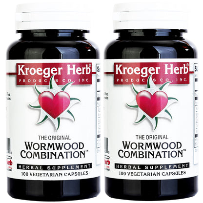 Kroeger Herb Herb Wormwood Combination Vegetarian Capsules 100 Count