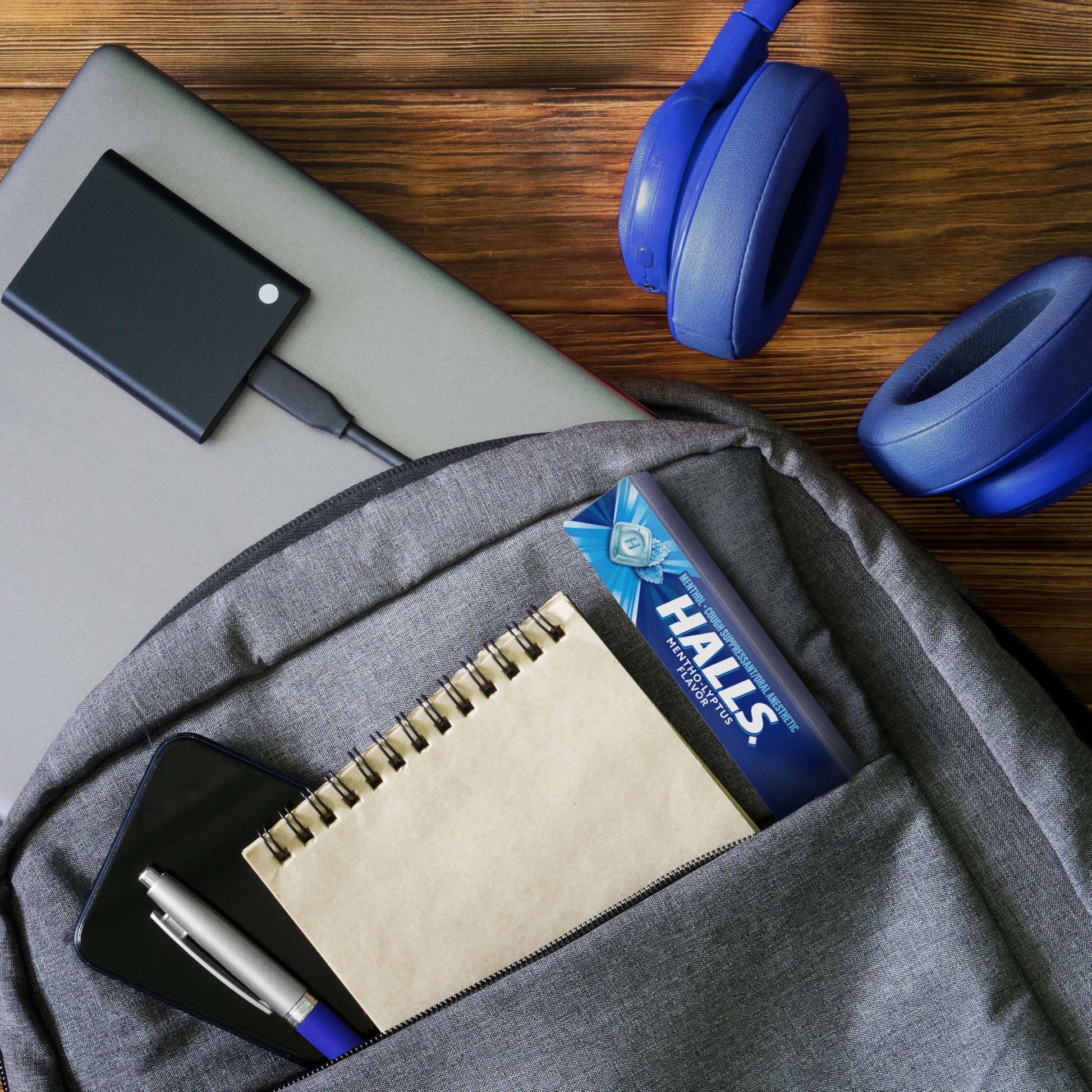 HALLS Cough and Throat Relief Mentho-Lyptus Cough Drops, 9 Sticks (Pack of 20)