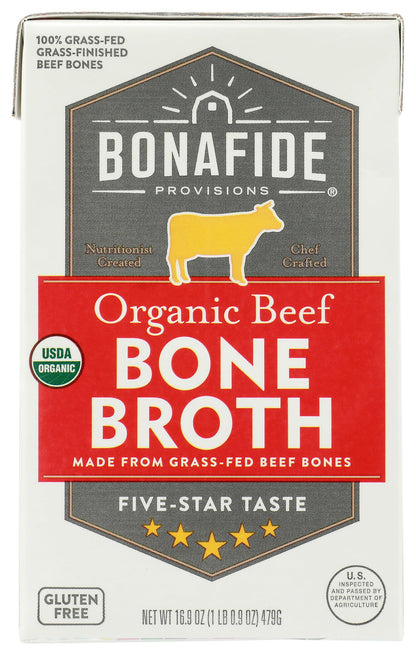 Bonafide Provisions Organic Beef Bone Broth 16.9 OZ