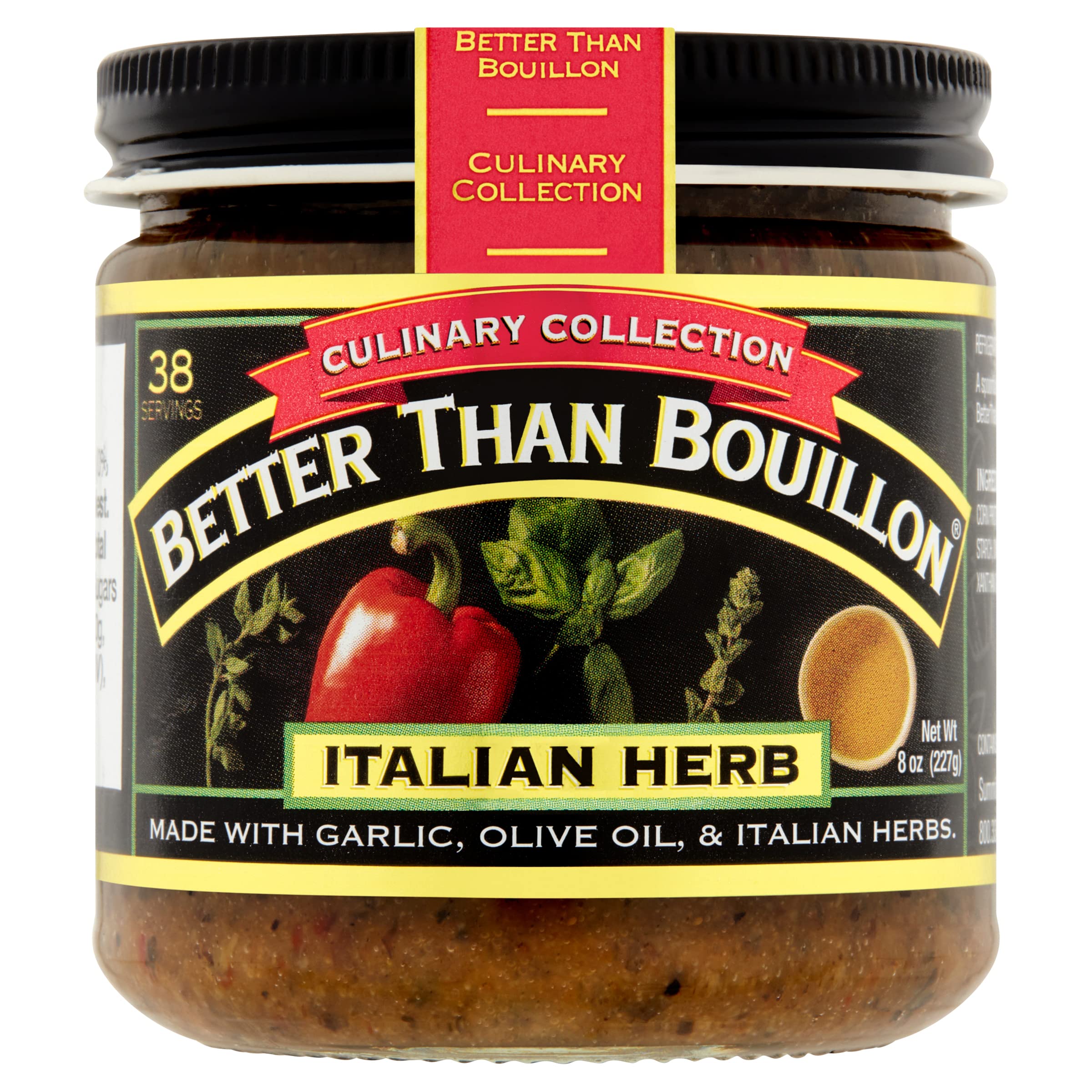 Better Than Bouillon Culinary Collection Base, Italian Herb Base, Contains 38 Better Than Bouillon