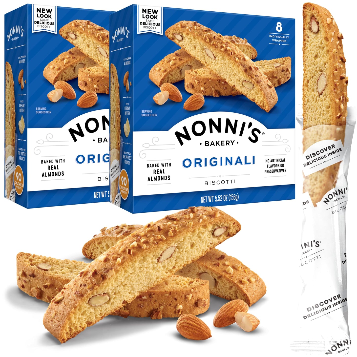 Nonnis Biscotti Original 5.52 oz (Pack of 2) Nonni's