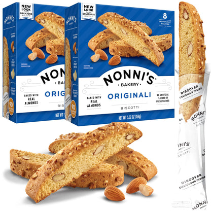 Nonnis Biscotti Original 5.52 oz (Pack of 2) Nonni's
