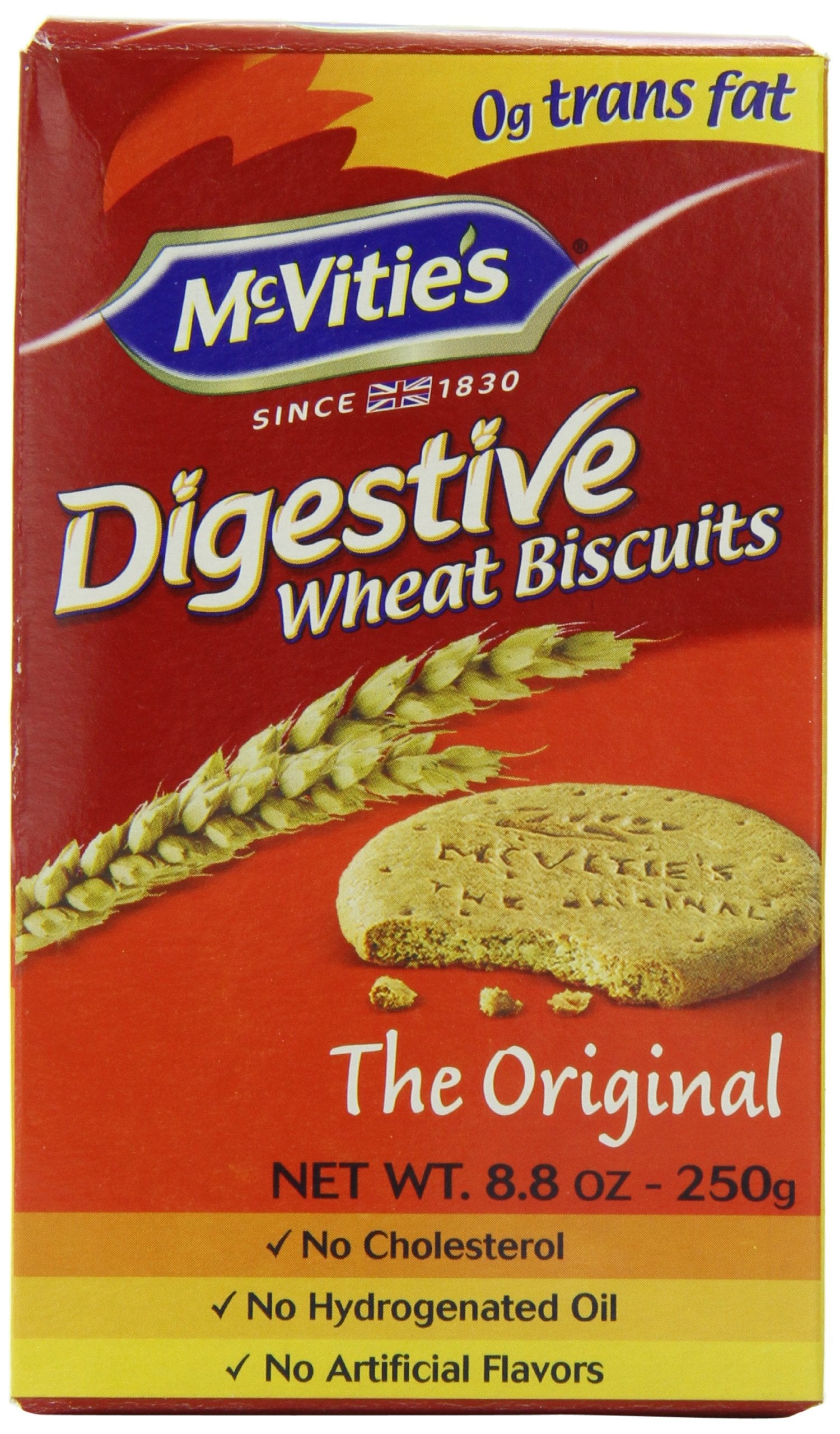 McVities Digestive Wheat Biscuits 8.8 Ounce (Pack of 6)