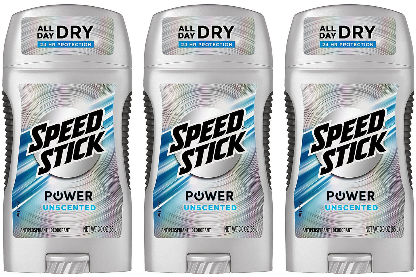 Speed Stick Anti Perspirant Deodorant Unscented 3 oz (Pack of 3)