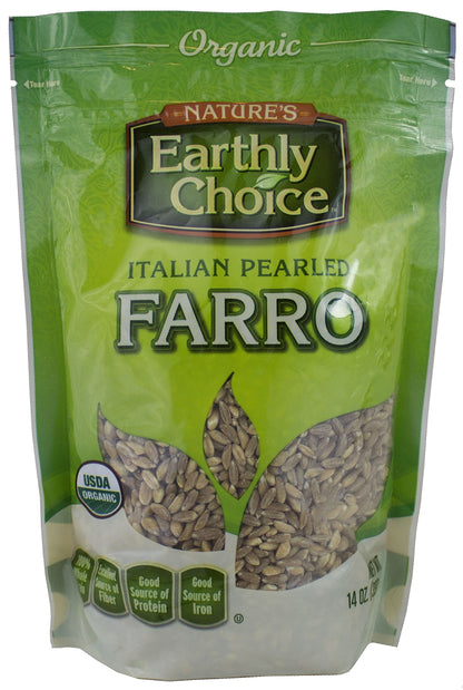Earthly Delights Farro, Italian, Organic, 14-Ounce (Pack of 3) Earthly Delights