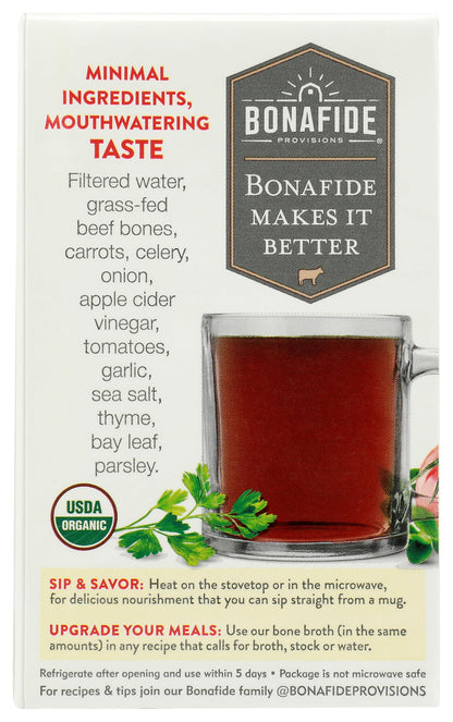 Bonafide Provisions Organic Beef Bone Broth 16.9 OZ