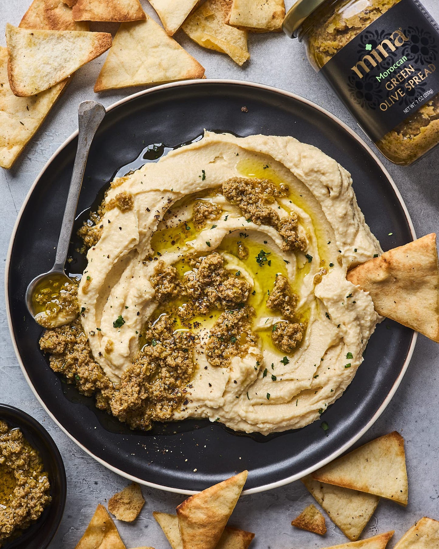 Mina Green Olive Tapenade Gourmet Spread Moroccan Olives 7 oz
