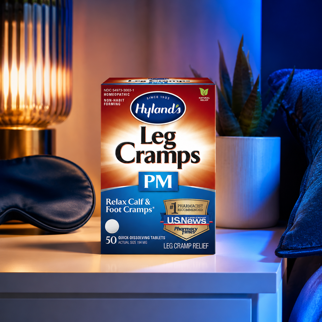 Hyland's Leg Cramps PM Tablets 50 ct Hyland's