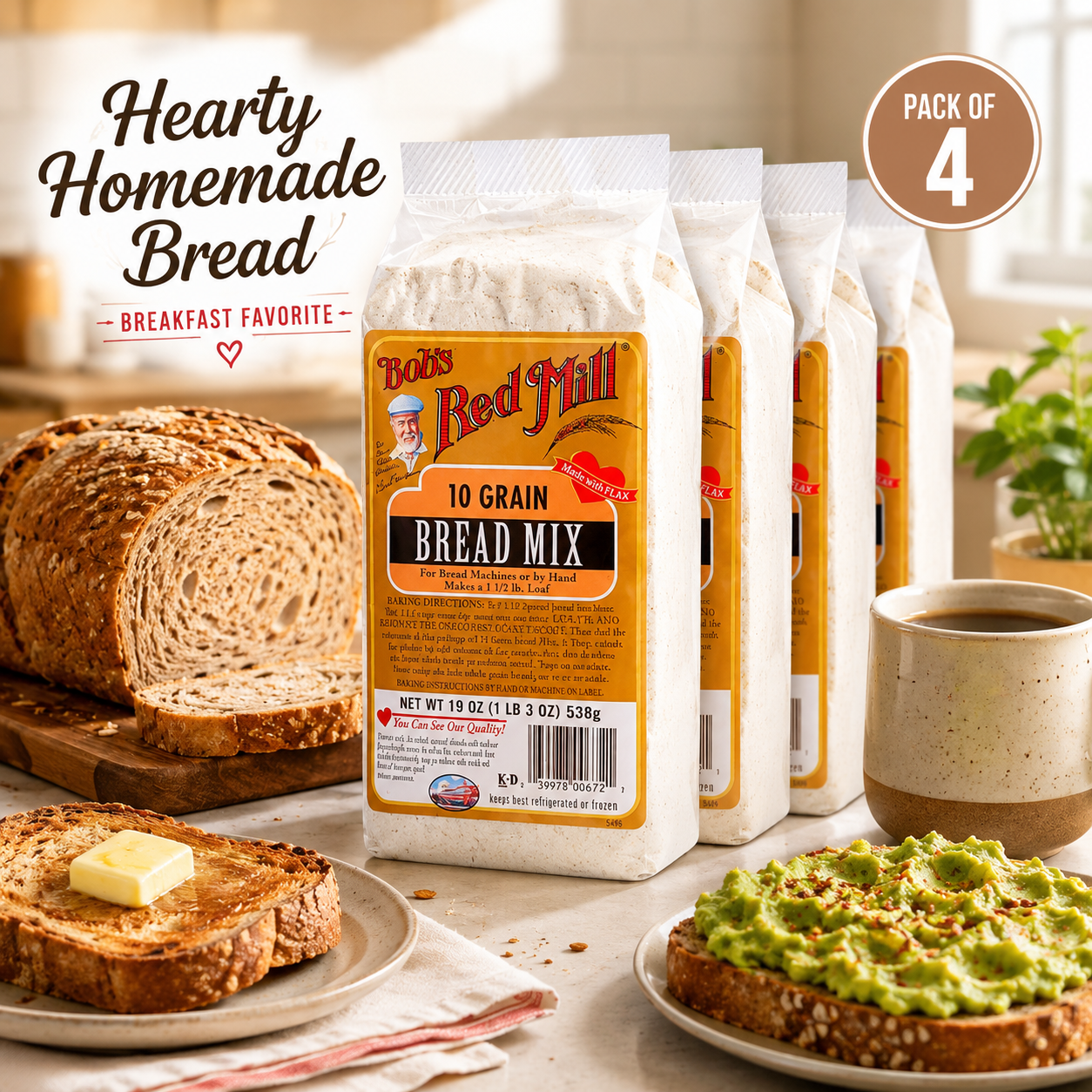 Bob's Red Mill 10 Grain Bread Mix 19 oz