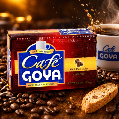 Goya 100% Pure Latin Coffee Dark Roast Ground Coffee 8.8 oz