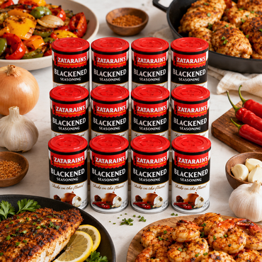 Zatarains Blackened Seasoning . shaker can 12 per case 3 oz