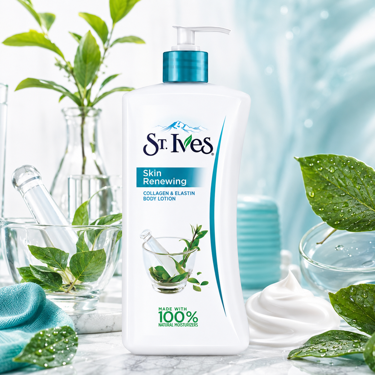 St. Ives Skin Renewing Body Lotion Collagen Elastin 21 oz (Pack of 5)