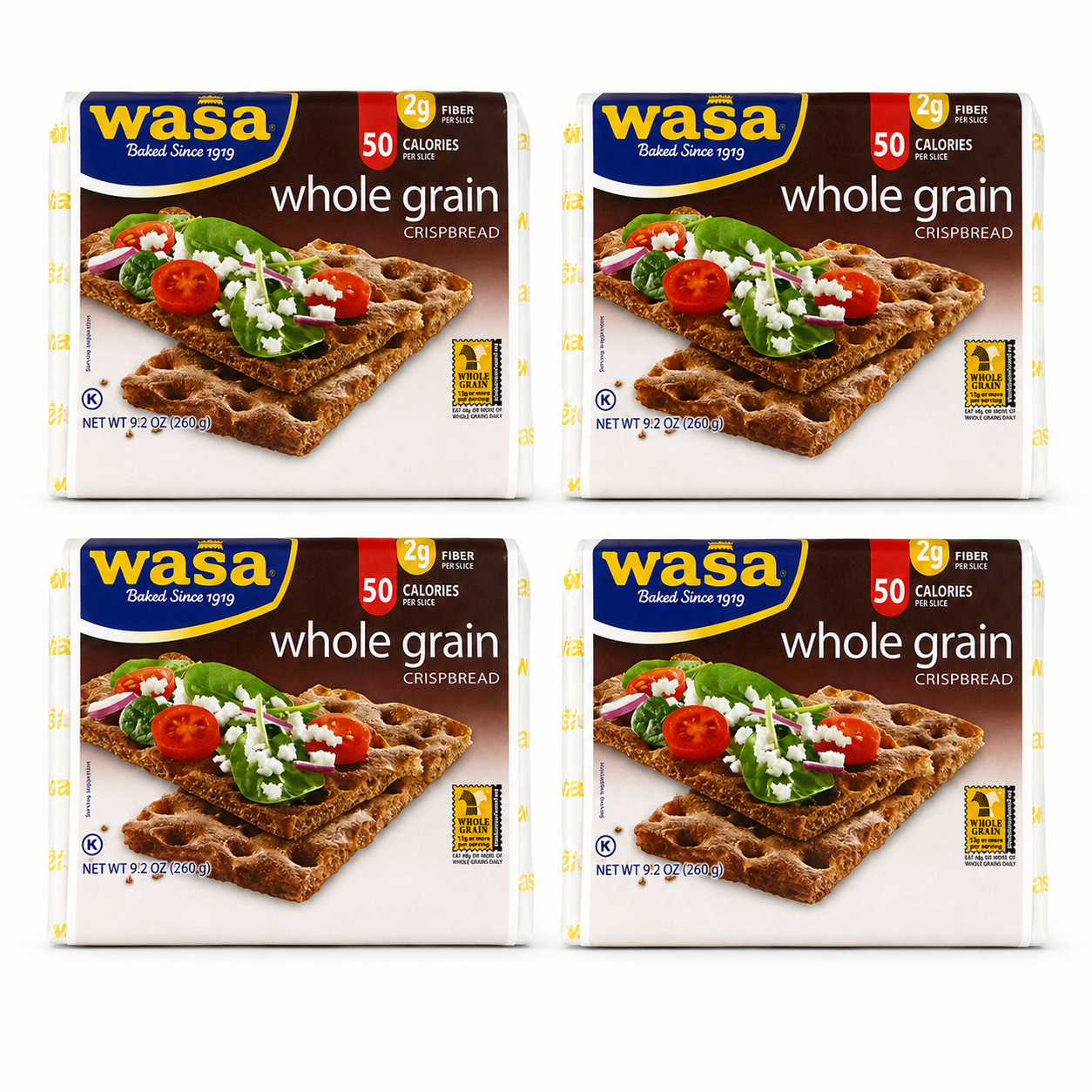Wasa Crispbread Whole Grain Crackers 9.2 oz