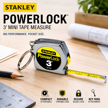 Stanley 39-130 3 x 1/4-Inch PowerLock Key Tape