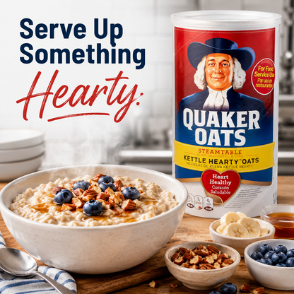 Quaker Oats Steamed Table Kettle Hearty 47 oz