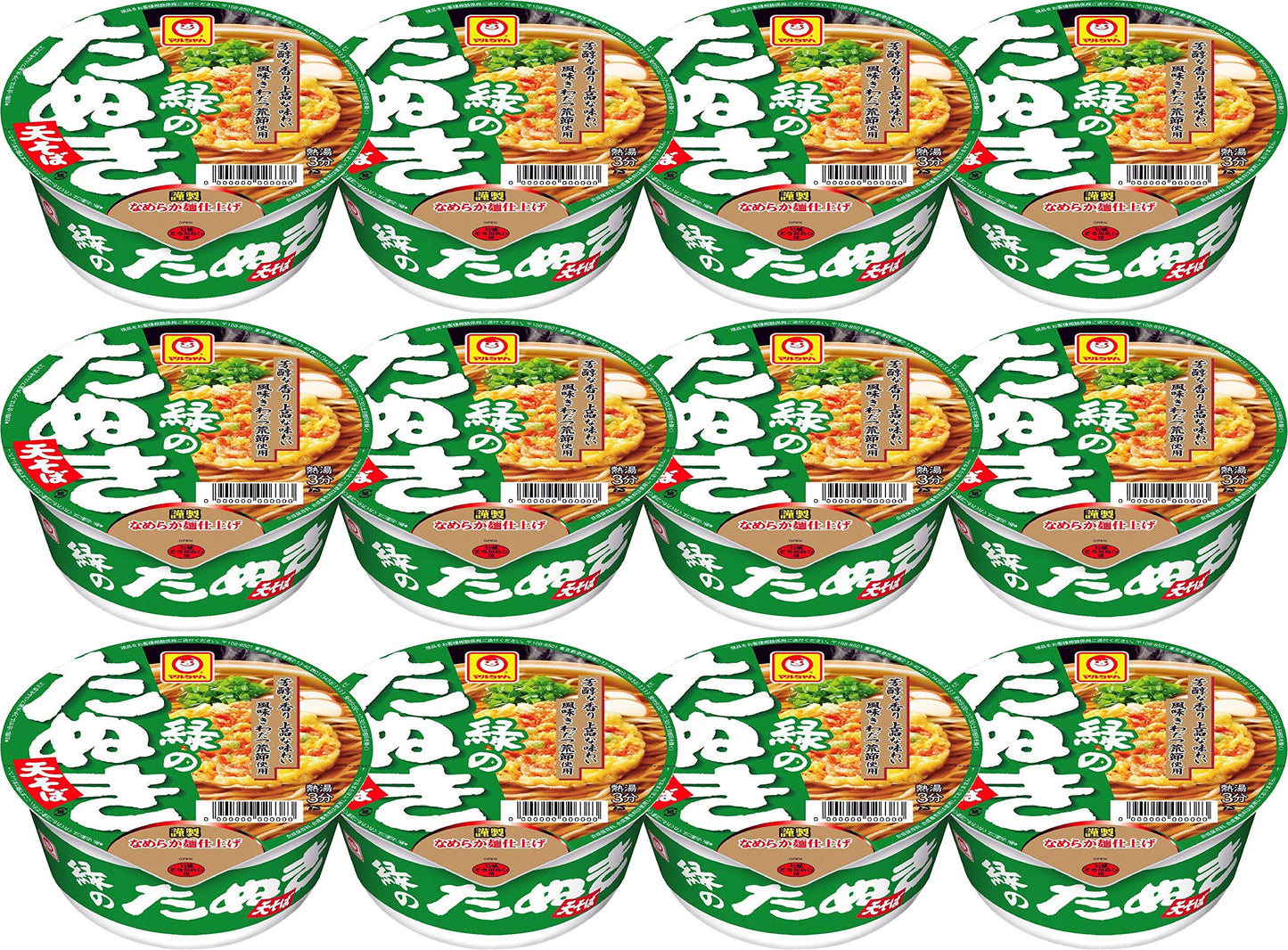 Maruchan Midori Tanuki Soba, 3.49-Ounce Units (Pack of 12) Maruchan