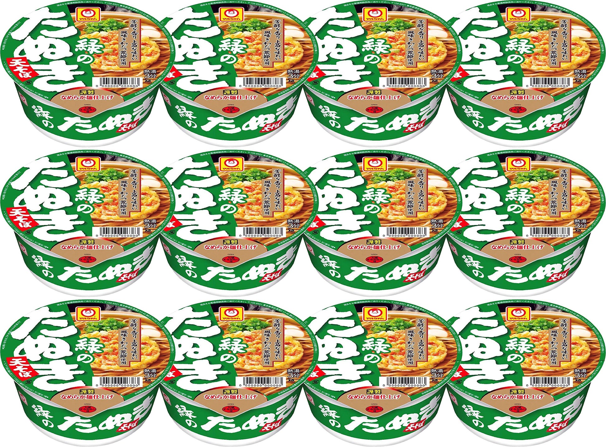 Maruchan Midori Tanuki Soba, 3.49-Ounce Units (Pack of 12) Maruchan