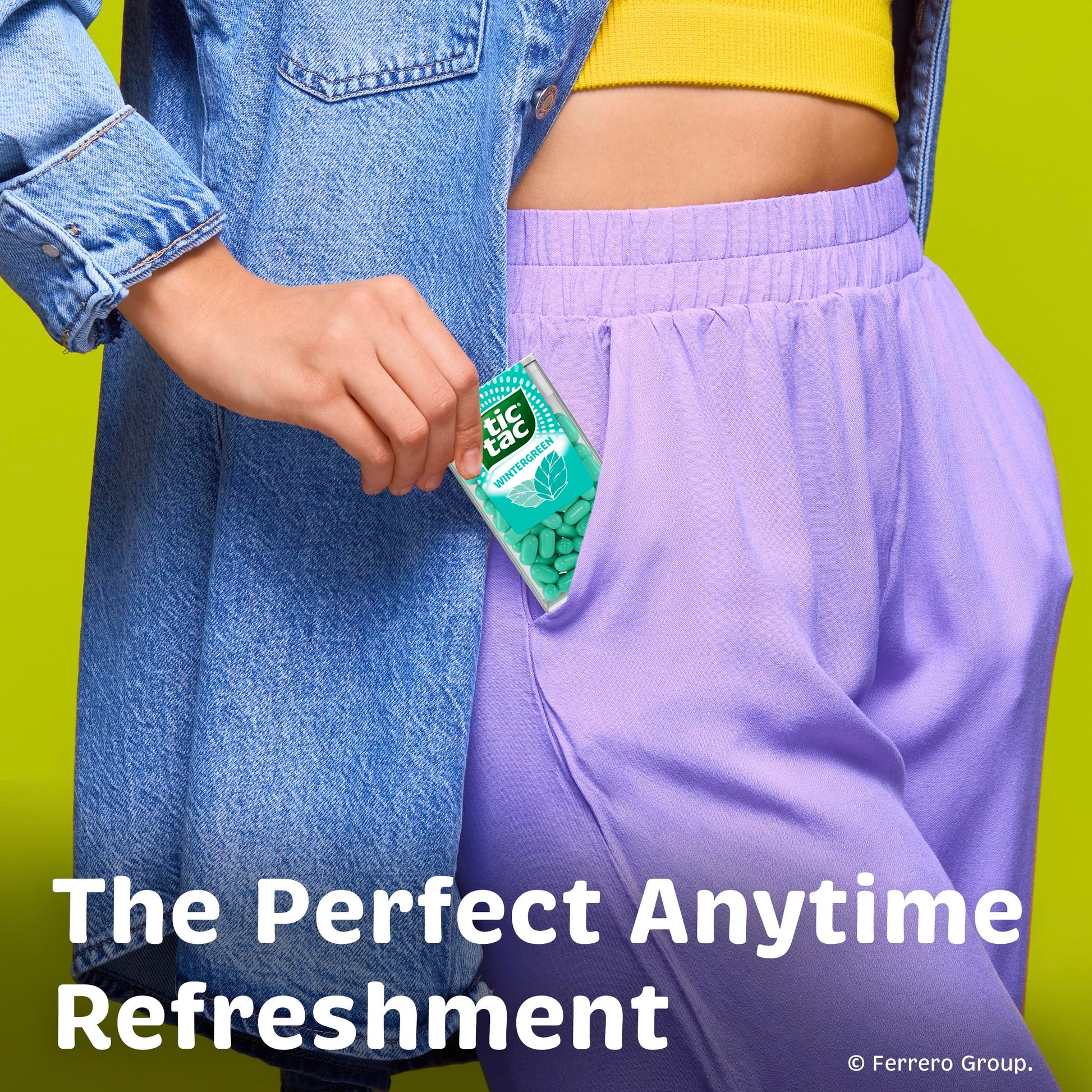 Tic Tac Wintergreen On the Go Breath Mints Pocket Sized 1.7 oz