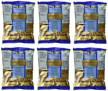 Tinkyada Brown Rice Pasta Shells Gluten Free 16 Ounce (Pack of 6)
