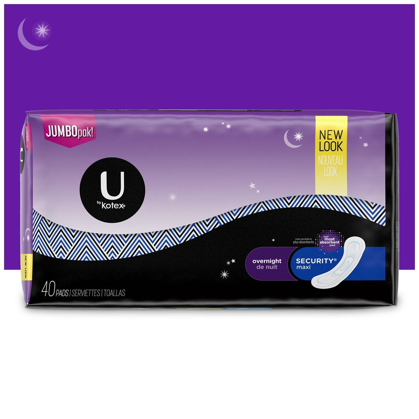 Product image of Kotex Natural Balance Overnight Maxi feminine Overnight Protection 28 pads