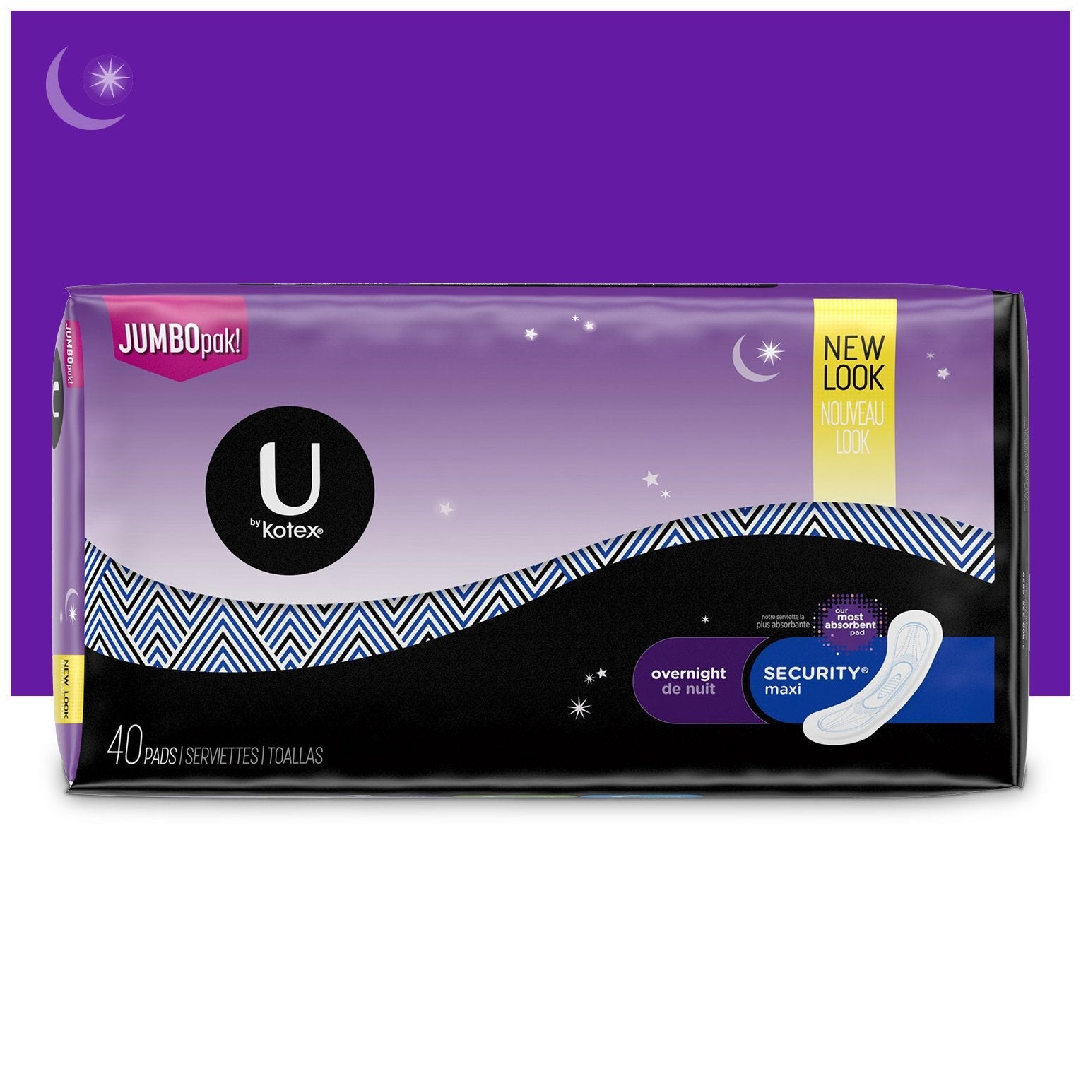 Product image of Kotex Natural Balance Overnight Maxi feminine Overnight Protection 28 pads