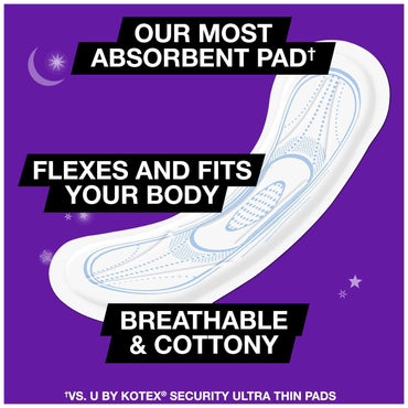 Product image of Kotex Natural Balance Overnight Maxi feminine Overnight Protection 28 pads