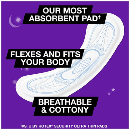 Product image of Kotex Natural Balance Overnight Maxi feminine Overnight Protection 28 pads