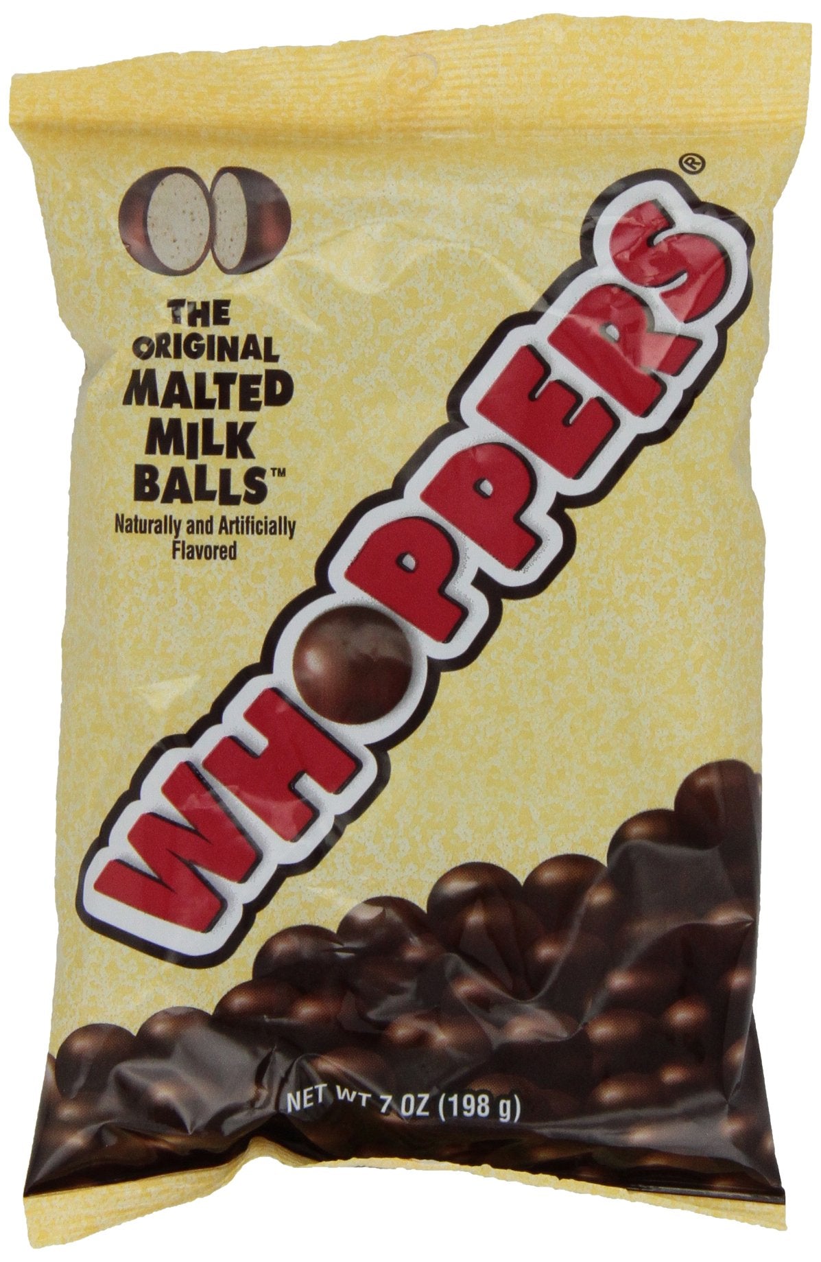 Product image of Whoppers Chocolate Covered Malted Milk Candy Balls Bag 7 oz 7 oz Pack of 12